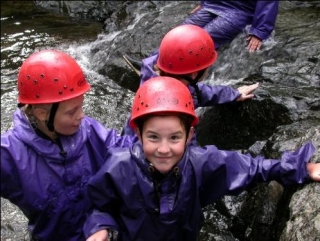 All smiles Canyoning